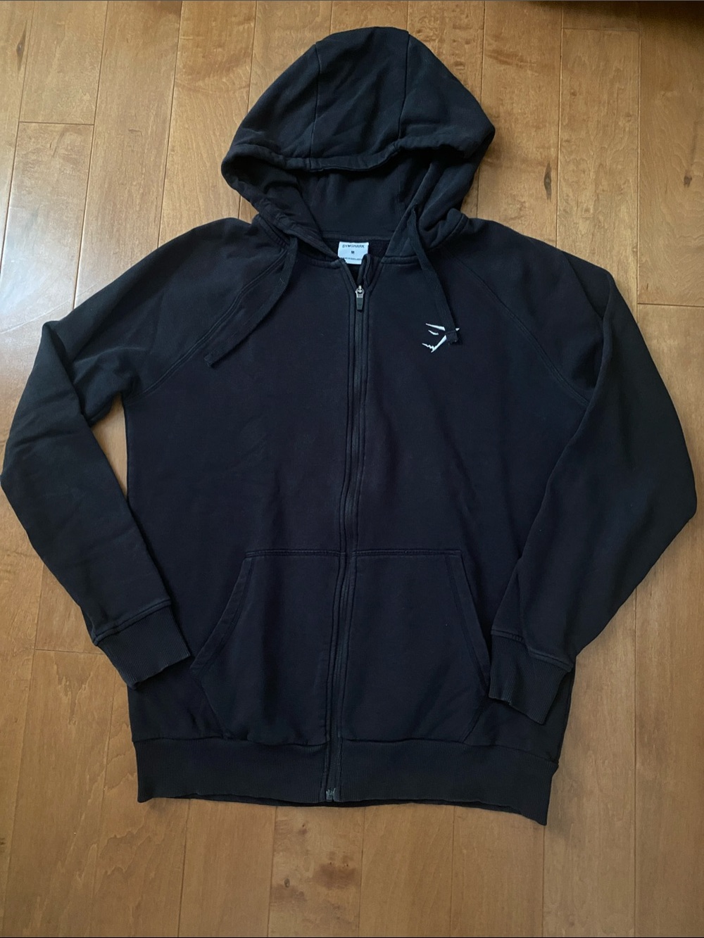 Gymshark Black Full-Zip Hoodie Jacket
